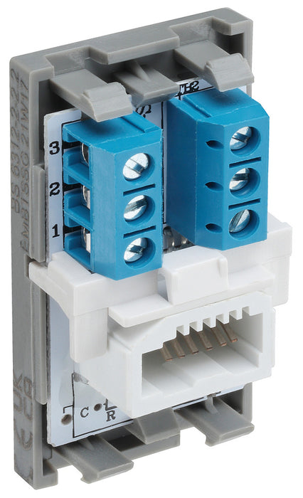 BG EMBTSSG Euro Module Telephone BT Slave (Screw) - Grey - westbasedirect.com