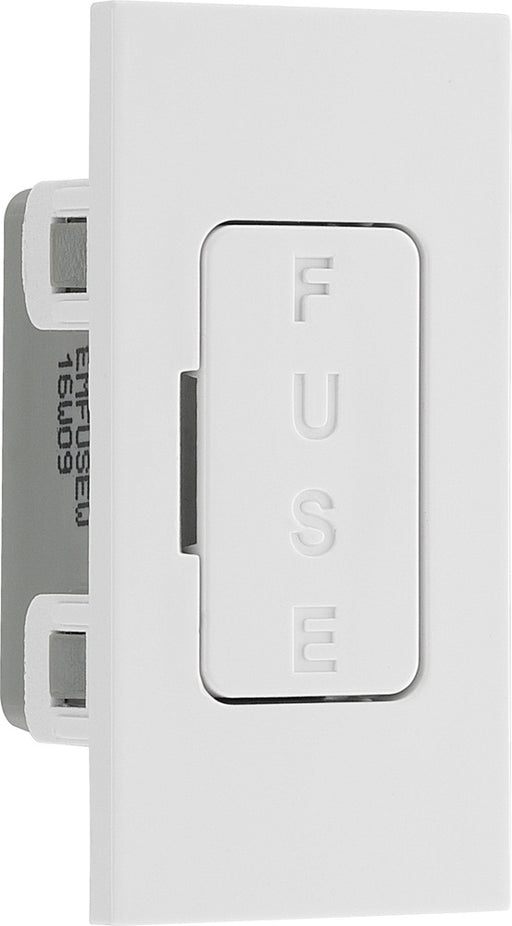 BG EMFUSEW Euro Module 13A Fused Module - White - westbasedirect.com