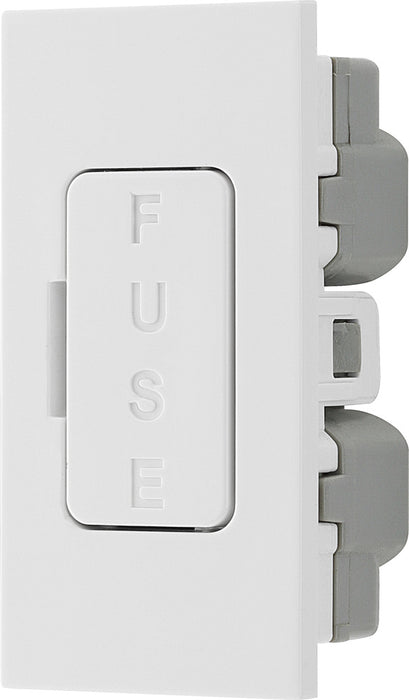 BG EMFUSEW Euro Module 13A Fused Module - White - westbasedirect.com