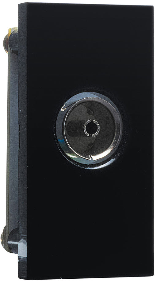 BG EMNSITVB Euro Module Co-Axial (Isolated) Connection - Black - westbasedirect.com
