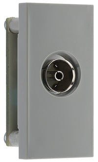 BG EMNSITVG Euro Module Co-Axial (Isolated) Connection - Grey