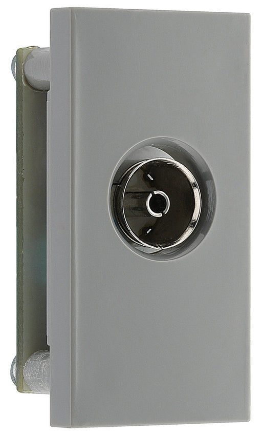BG EMNSITVG Euro Module Co-Axial (Isolated) Connection - Grey - westbasedirect.com