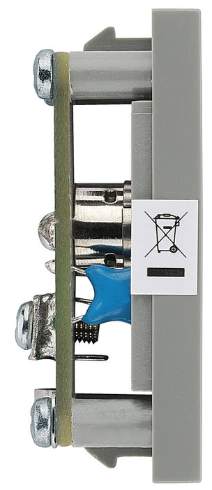 BG EMNSITVG Euro Module Co-Axial (Isolated) Connection - Grey - westbasedirect.com
