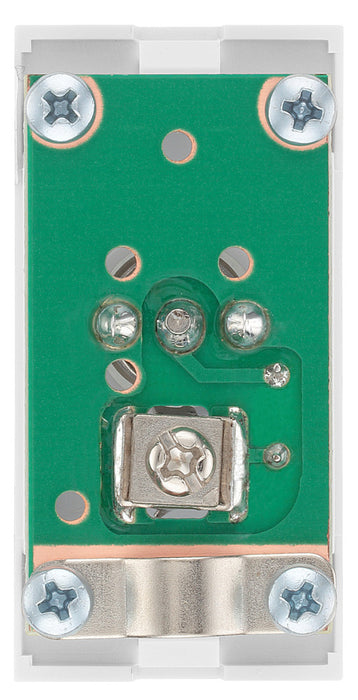 BG EMNSITVW Euro Module Co-Axial (Isolated) Connection - White - westbasedirect.com