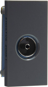 BG EMNSTVG Euro Module Co-Axial Connection - Grey