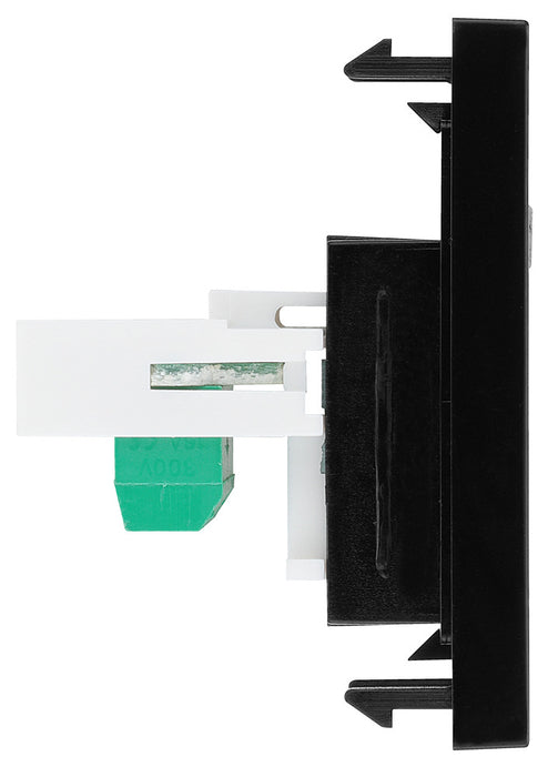 BG EMRJ11B Euro Module Telephone RJ11 (Screw) - Black - westbasedirect.com