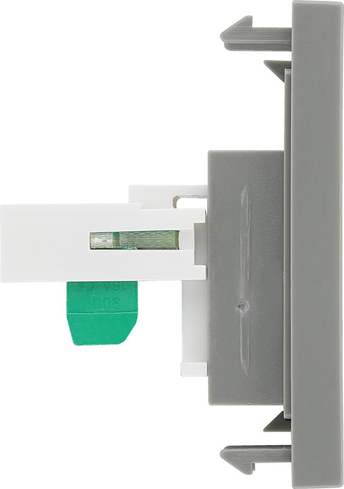 BG EMRJ11G Euro Module Telephone RJ11 (Screw) - Grey - westbasedirect.com