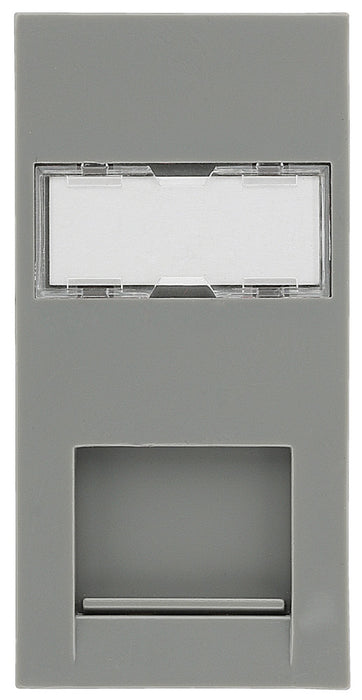 BG EMRJ45C5EG Euro Module Data RJ45, CAT5e (IDC) - Grey - westbasedirect.com