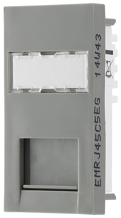 BG EMRJ45C5EG Euro Module Data RJ45, CAT5e (IDC) - Grey - westbasedirect.com