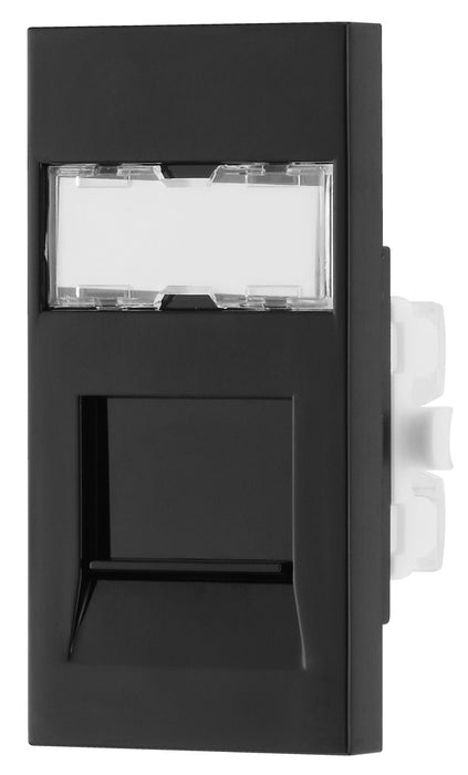 BG EMRJ45C6B Euro Module Data RJ45, CAT6 (IDC) - Black - westbasedirect.com