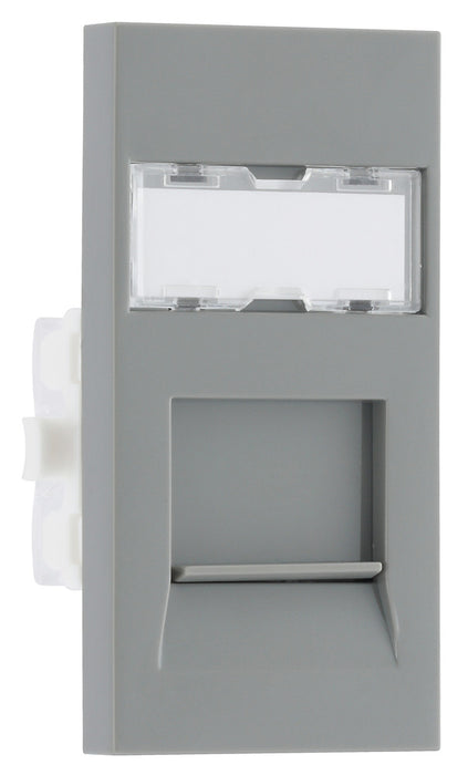BG EMRJ45C6G Euro Module Data RJ45, CAT6 (IDC) - Grey - westbasedirect.com
