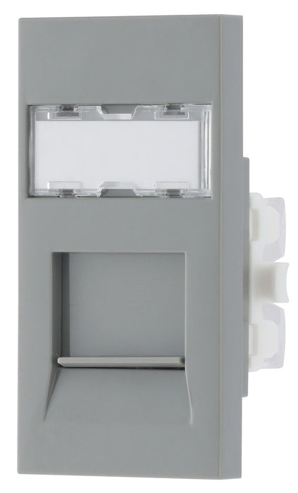 BG EMRJ45C6G Euro Module Data RJ45, CAT6 (IDC) - Grey - westbasedirect.com