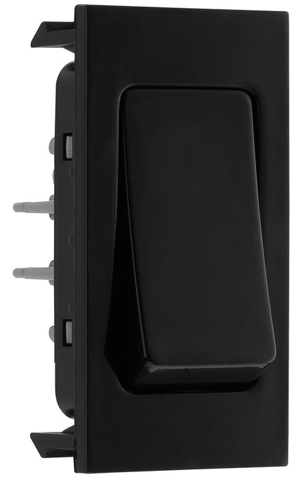 BG EMSW12B Euro Module 20AX 2-Way Switch - Black - westbasedirect.com