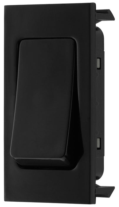BG EMSW12B Euro Module 20AX 2-Way Switch - Black - westbasedirect.com