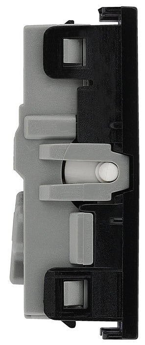 BG EMSW12KYB Euro Module 20AX 2-Way Key Switch - Black - westbasedirect.com