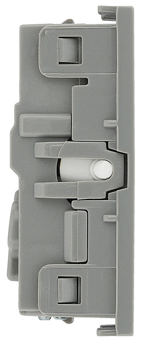 BG EMSW12KYG Euro Module 20AX 2-Way Key Switch - Grey - westbasedirect.com