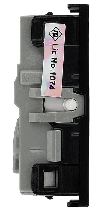 BG EMSW30KYB Euro Module 20A DP Key Switch - Black - westbasedirect.com