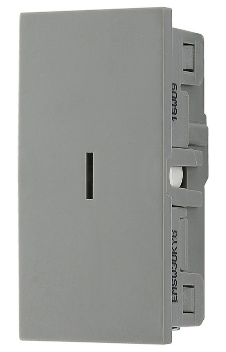 BG EMSW30KYG Euro Module 20A DP Key Switch - Grey - westbasedirect.com