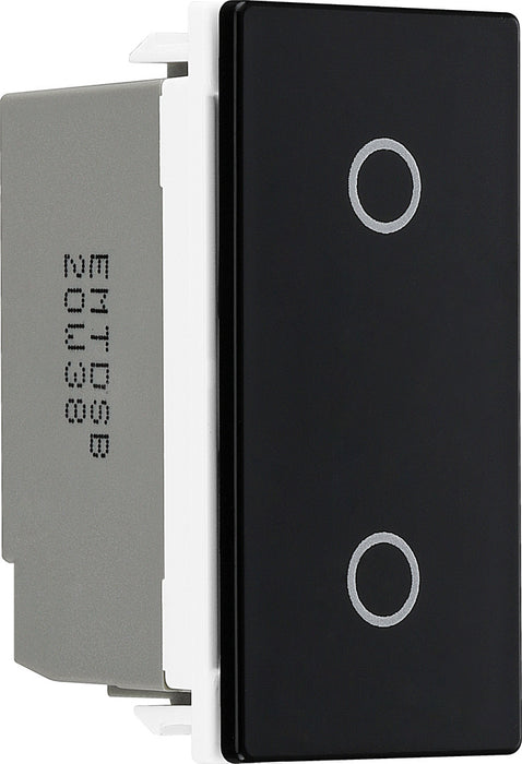 BG EMTDSB Euro Module Slave Touch LED Dimmer - Black - westbasedirect.com