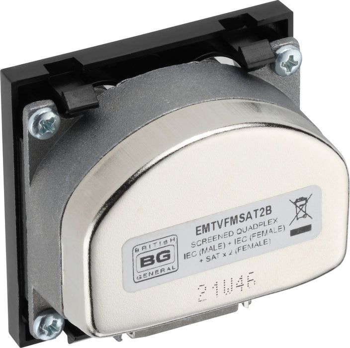 BG EMTVFMSAT2B Euro Module TV, Radio, Dual Satellite Module - Black - westbasedirect.com