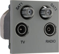 BG EMTVFMSAT2G Euro Module TV, Radio, Dual Satellite Module - Grey