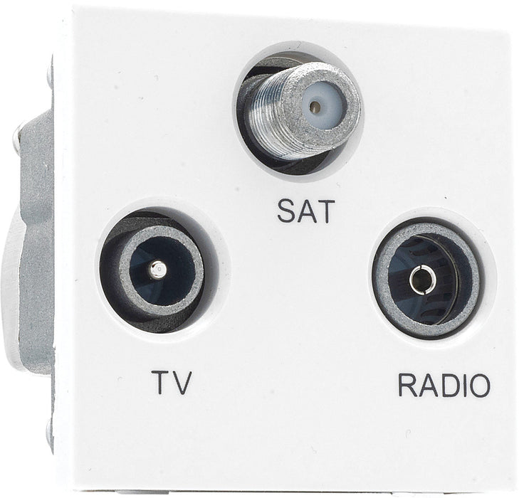 BG EMTVFMSATW Euro Module TV, Radio, Dual Satellite - White - westbasedirect.com