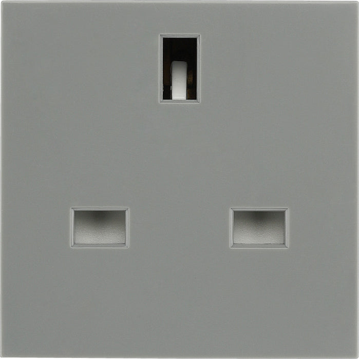 BG EMUKSG Euro Module 13A UK Unswitched Socket - Grey - westbasedirect.com