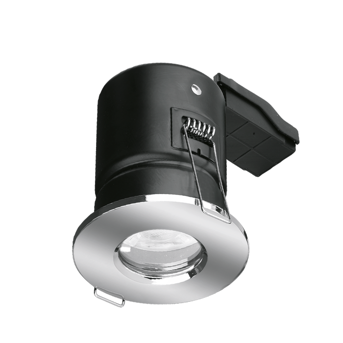 Aurora EN-FD103PC EFD GU10 IP65 Aluminium Fire-Rated Downlight - Polished Chrome - westbasedirect.com