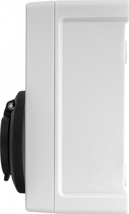 SyncEV Compact Car Charger 7.4kW Type 2 Socketed GSM/WiFi - White - westbasedirect.com