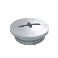 Wiska 10062516 EVSG M20 Plastic Metric Threaded Stop End - Dark Grey