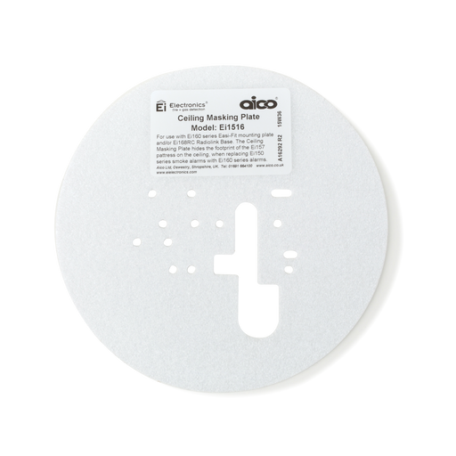 Aico Ei1516 Masking Plate for Changing from 150 Series Alarms to Ei2110e, 160e or 140RC Series Alarms - westbasedirect.com