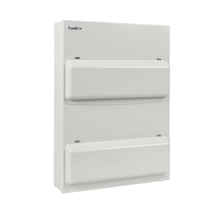 FuseBox F2030M 36 Module 30 Way (15/15 Double Bank) Consumer Unit + 100A Main Switch - westbasedirect.com