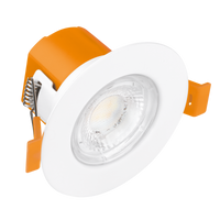 Enlite FD1/CS 230V 6W LED IP65 Fixed Dimmable CCT Fire Rated Downlight White 3000K/4000K/6500K