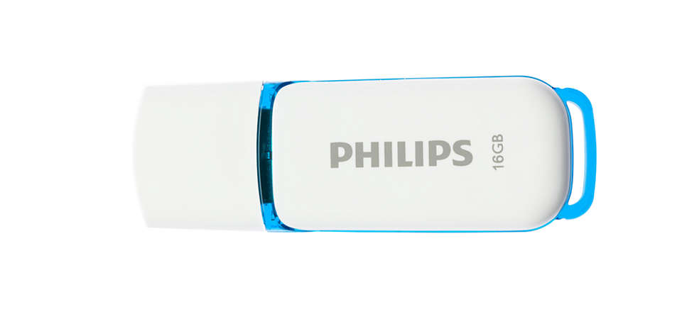 Philips USB 2.0 16GB Snow Edition Blue - westbasedirect.com