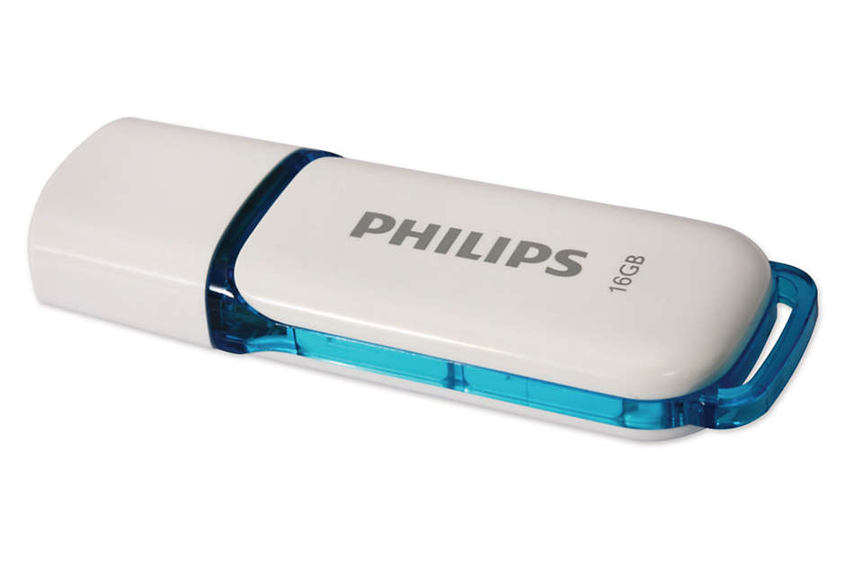 Philips USB 2.0 16GB Snow Edition Blue - westbasedirect.com