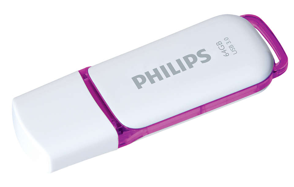 Philips USB 3.0 64GB Snow Edition Purple - westbasedirect.com