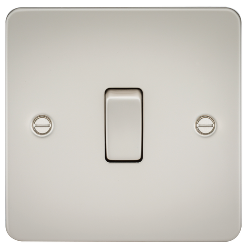 Knightsbridge FP1200PL Flat Plate 10AX 1G Intermediate Switch - Pearl - westbasedirect.com
