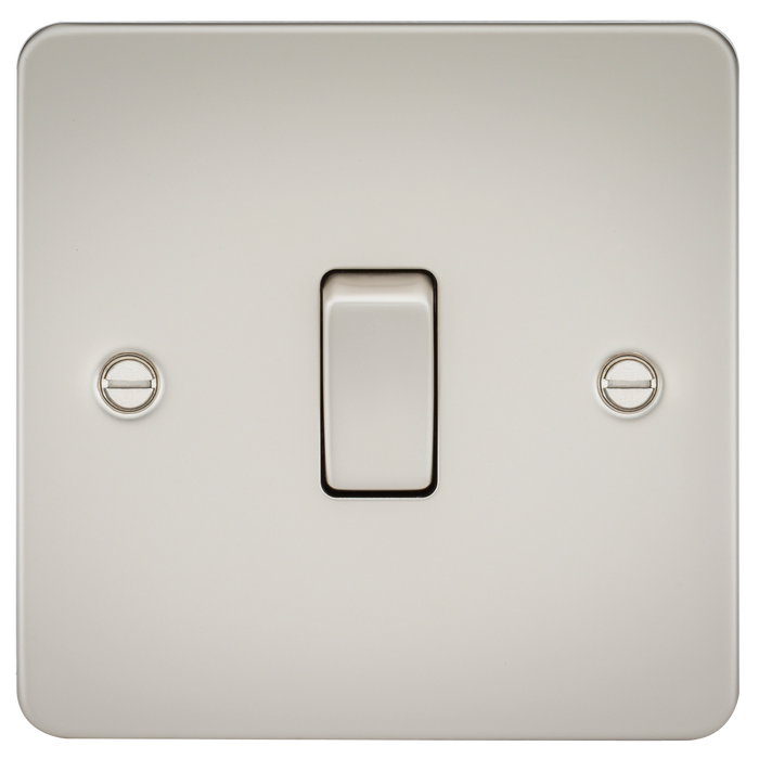 Knightsbridge FP1200PL Flat Plate 10AX 1G Intermediate Switch - Pearl - westbasedirect.com