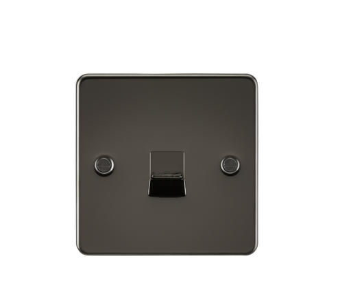 Knightsbridge FP7300GM Flat Plate Telephone Master Socket - Gunmetal - westbasedirect.com