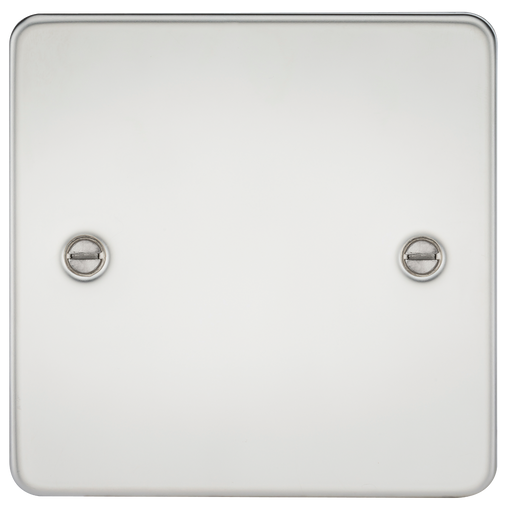 Knightsbridge FP8350PC Flat Plate 1G Blanking Plate - Polished Chrome - westbasedirect.com