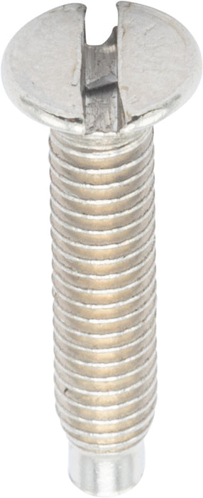 BG FPFS17/10 M3.5 x 17mm Flat Head Screws (10 Pack) - Brushed Steel - westbasedirect.com