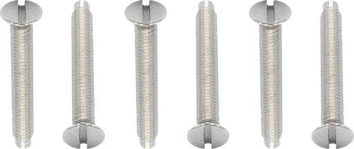 BG FPFS26/10 M3.5 x 26mm Flat Head Screws (10 Pack) - Brushed Steel - westbasedirect.com