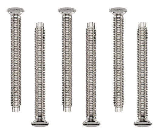 BG FPFS36/10 M3.5 x 36mm Flat Head Screws (10 Pack) - Brushed Steel - westbasedirect.com