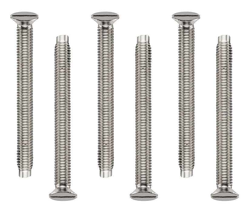 BG FPFS36/10 M3.5 x 36mm Flat Head Screws (10 Pack) - Brushed Steel - westbasedirect.com
