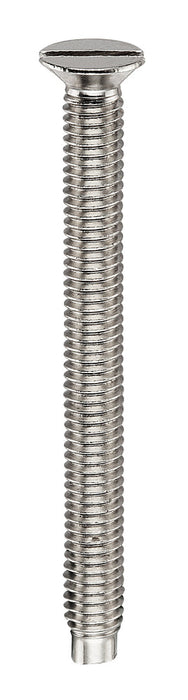 BG FPFS36/10 M3.5 x 36mm Flat Head Screws (10 Pack) - Brushed Steel - westbasedirect.com