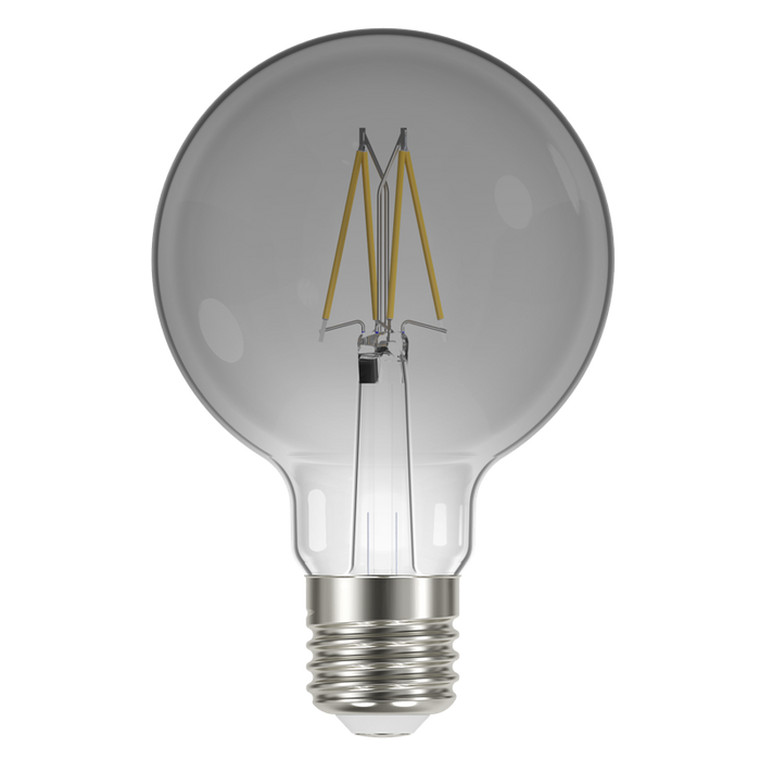 Energizer 4.5W 320lm E27 ES G80 Filament Smokey LED Bulb Cool White 4000K Dimmable - westbasedirect.com