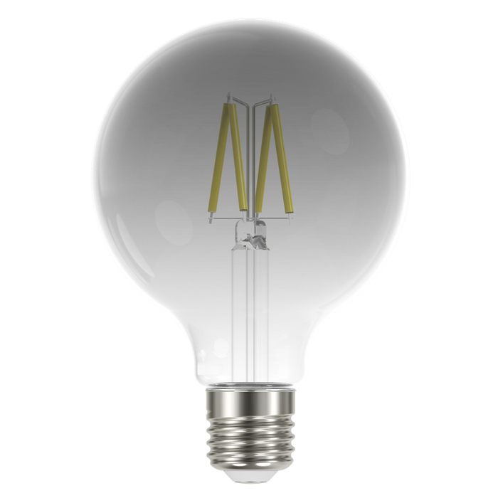Energizer 4.5W 320lm E27 ES G95 Filament Smokey LED Bulb Cool White 4000K Dimmable - westbasedirect.com