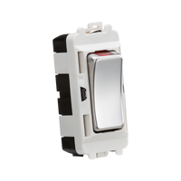 Knightsbridge GDM003PC 20AX DP Module + LED Indicator - Polished Chrome