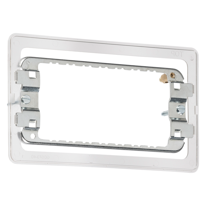 Knightsbridge GDS002F 3-4G Grid Mounting Frame for Screwless - westbasedirect.com