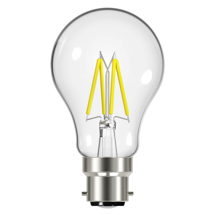 Energizer 4W 470lm B22 BC GLS Filament LED Bulb Warm White 2700K - westbasedirect.com